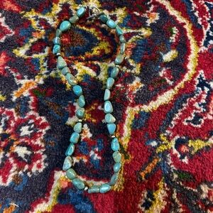 Turquoise and Navajo Pearl Necklace